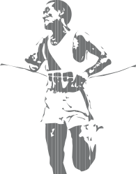 Fishing Rod Silhouette: Captivating Clipart of a Man Fishing