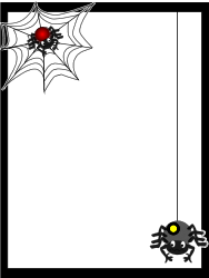 Spider Web Clipart: Perfect Borders for Holiday Themes