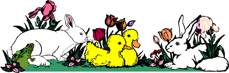 Easter Clipart Collection: Vibrant Eggs, Bunnies, and Spring Symbols