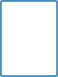 Blue Border Square Frame Clipart - Elegant and Versatile Designs