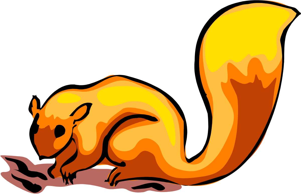a squirrel is sitting on the ground clip art png transparent Squirrel Sitting on the Ground Clipart