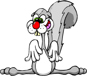 Cartoon Cat with Red Apple - Adorable Clipart for Your Projects
