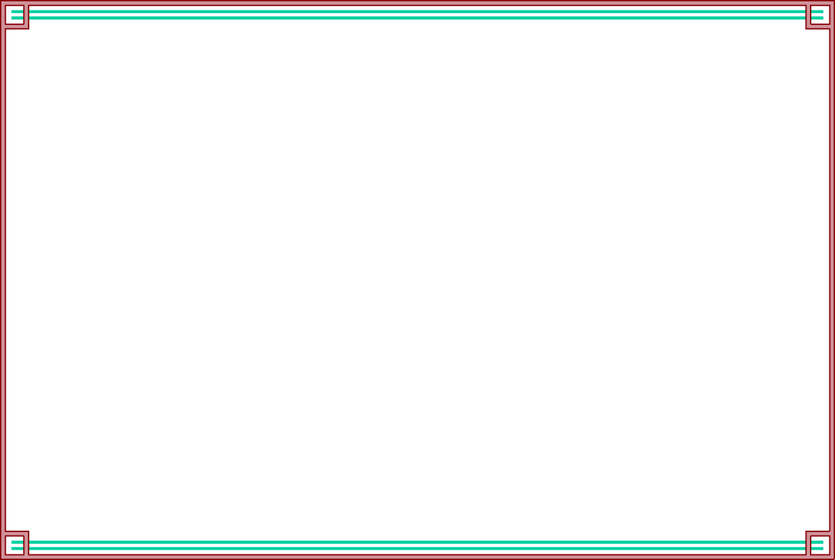 Red Border Clipart - Stylish Square Frame for Creative Designs