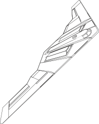 Black and White Plane Clipart - Vintage Aircraft Illustration