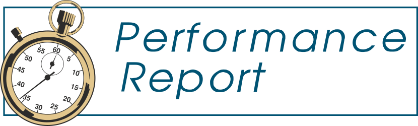 Borders and Performance Report Clipart with Stopwatch - Business Graphics