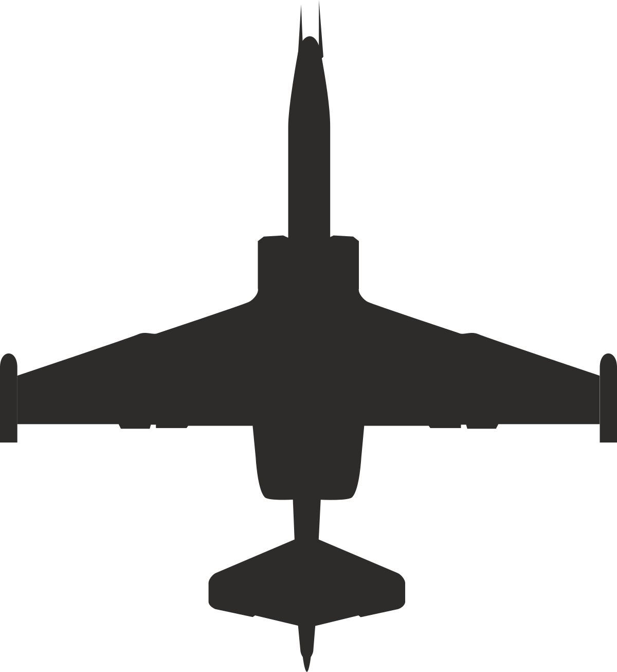 a black and white silhouette of an airplane clip art png transparent Airplane Silhouette Clipart | Black and White Design for Versatile Uses