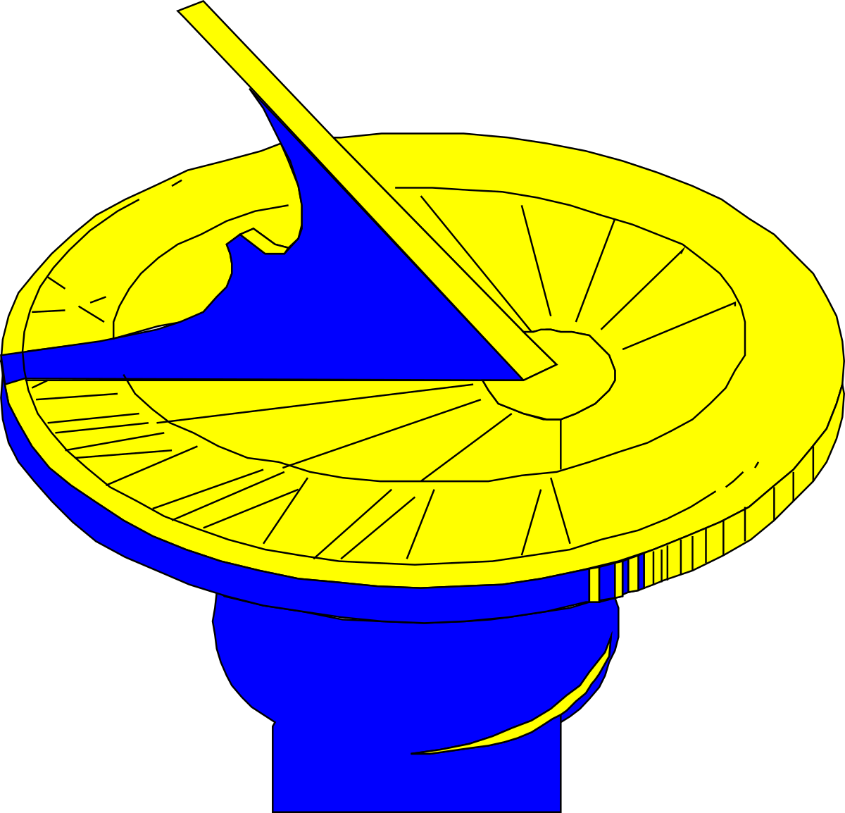 Blue and Yellow Cup with Straw - Vibrant Clipart for Every Project