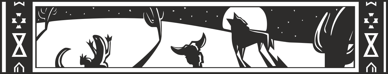 South West Theme Animal Borders Clipart - Eye-Catching Designs