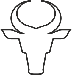 Bull Head with Horns Clipart: Stunning and Detailed SVG Art