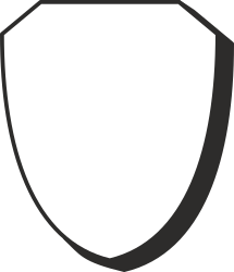 White Shield Icon Clipart for Security and Protection Themes