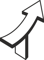 White Arrow Pointing Up Clipart: Perfect for Directional Signs and Graphics