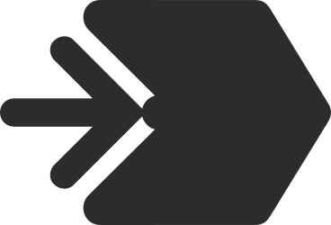 Black Arrow Icon Clipart - Sleek and Versatile Directional Design