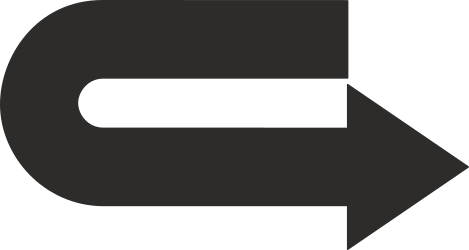 Black Arrow Pointing Up to the Right - Dynamic Clipart for Directional Signage