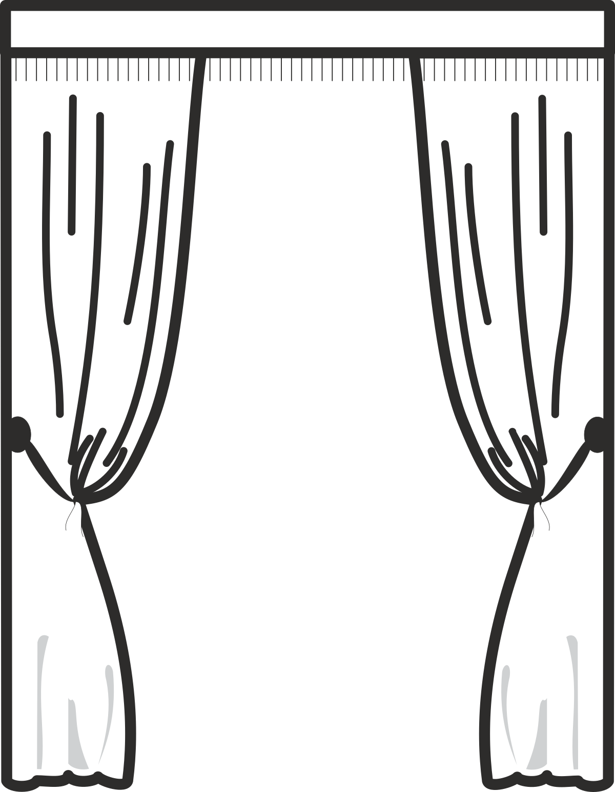 a curtain with a black background clip art png transparent Borders Leisure Clipart: Elegant Drapery with Black Background