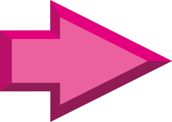 Pink Arrow Pointing Up Right Clipart - Dynamic Directional Graphic