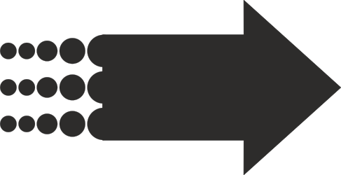 Black Arrow Clipart Pointing Upwards to the Right - Dynamic Directional Symbol