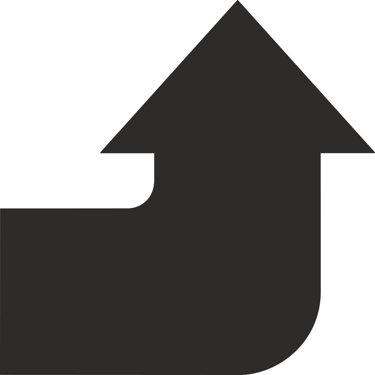Black Arrow Icon Clipart - Versatile Directional Symbol