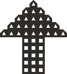 House Clipart: Elegant Black and White Home Illustration