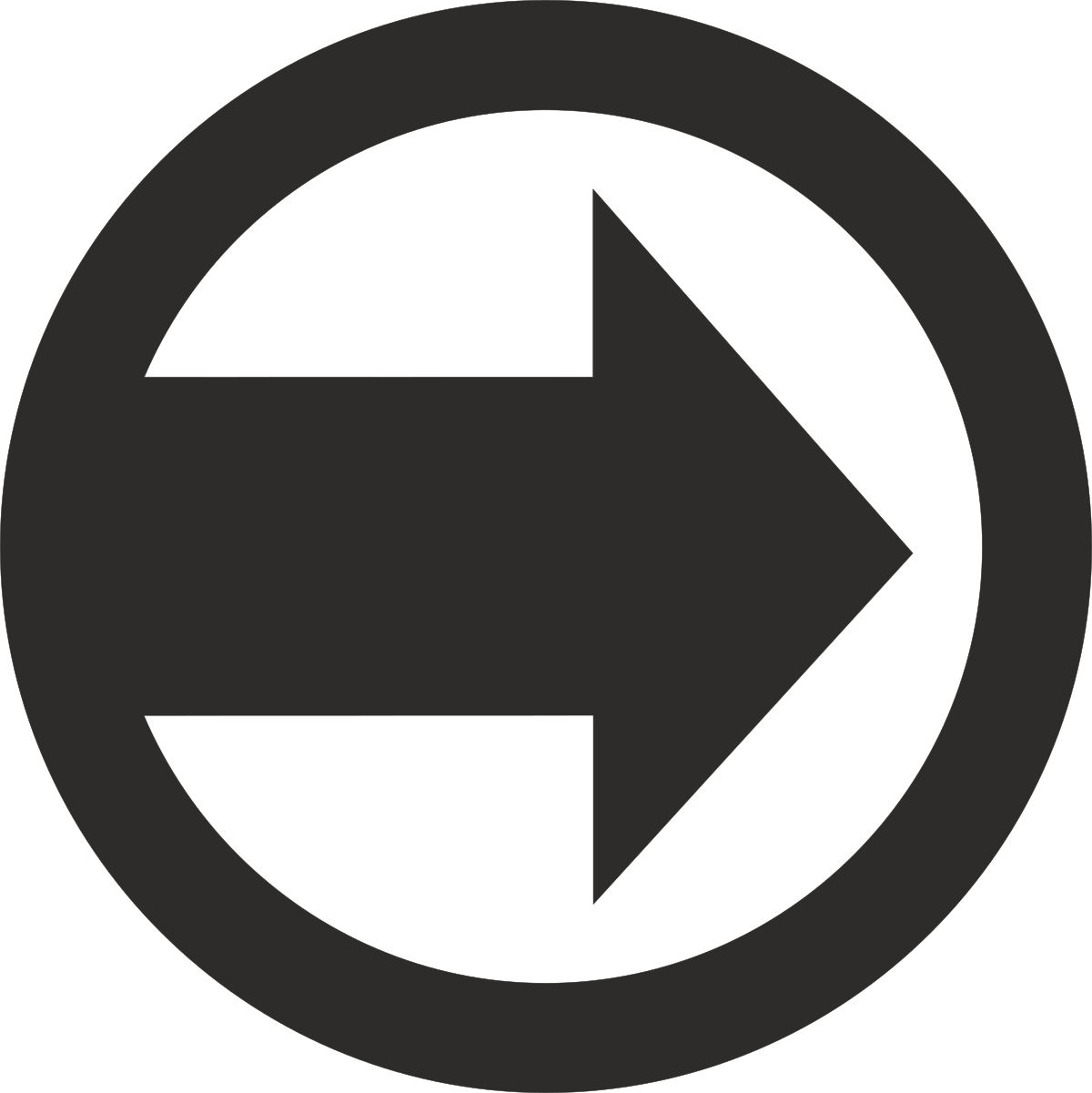 a black and white arrow icon clip art png transparent Black and White Arrow Icon - Vector Clipart Designs