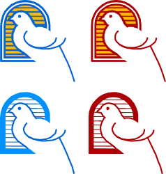 Colorful Birds in a Cage Clipart - Vibrant and Playful Designs