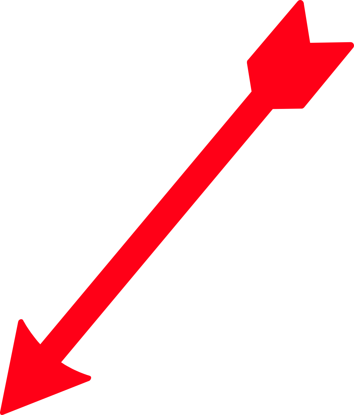 Red Arrow Pointing Upwards Clipart for Dynamic Directional Use