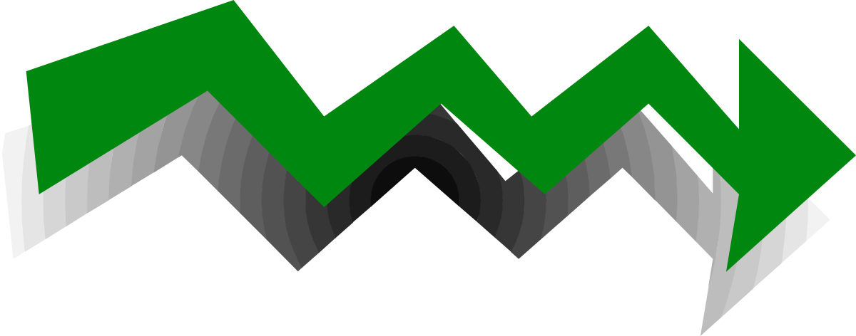Green Mountain Logo Clipart for Nature Themes