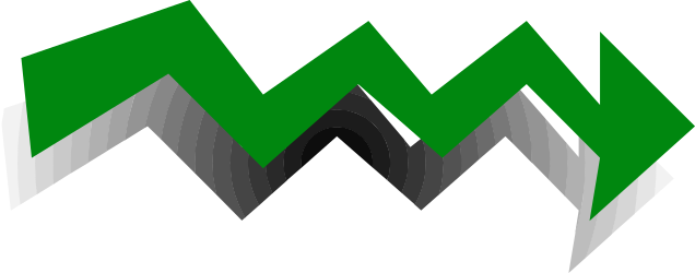 Green Mountain Logo Clipart for Nature Themes
