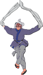 Dancing Man in Blue Suit and Sunglasses - Dynamic Clipart Collection