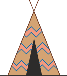 Teepee Clipart: Vibrant Tribal Tent Illustrations for Your Projects