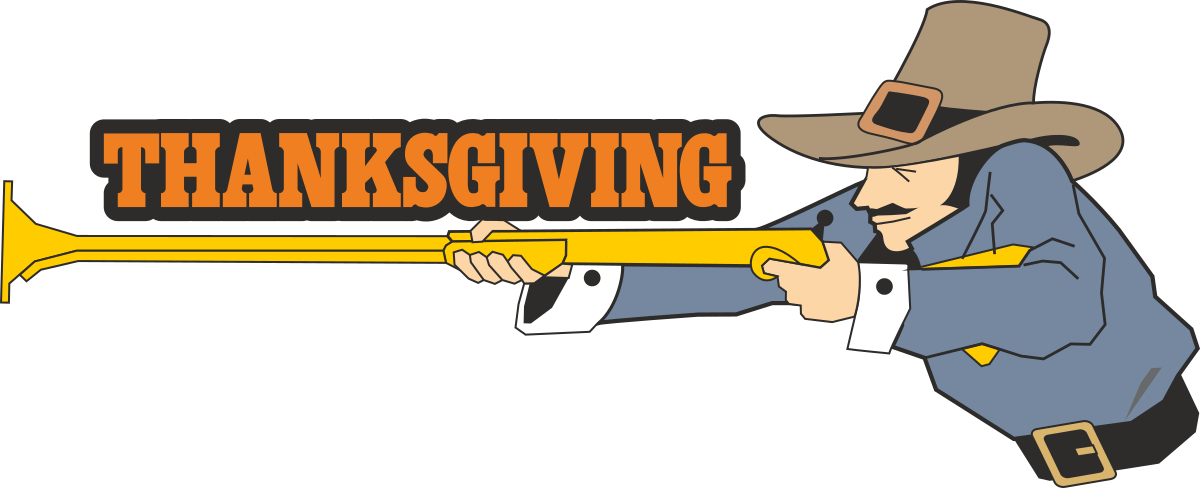 a man in a cowboy hat holding a yellow trumpet clip art png transparent Thanksgiving Borders - Cowboy Hat Man with Yellow Trumpet Clipart