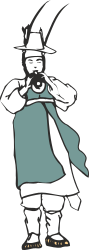 Cartoon Character with Hat and Long Beard - Fun Clipart for Creative Projects