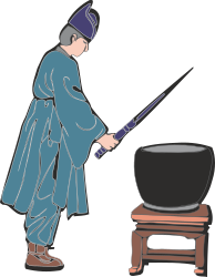Kimono Robe Man Cooking Pot Clipart for Creative Projects