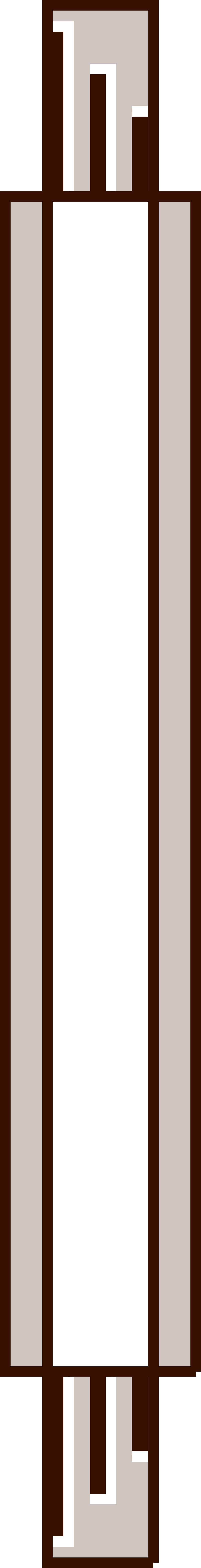 Brown Frame with White Border Clipart - Elegant Decorative Borders