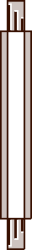 Brown Frame with White Border Clipart - Elegant Decorative Borders