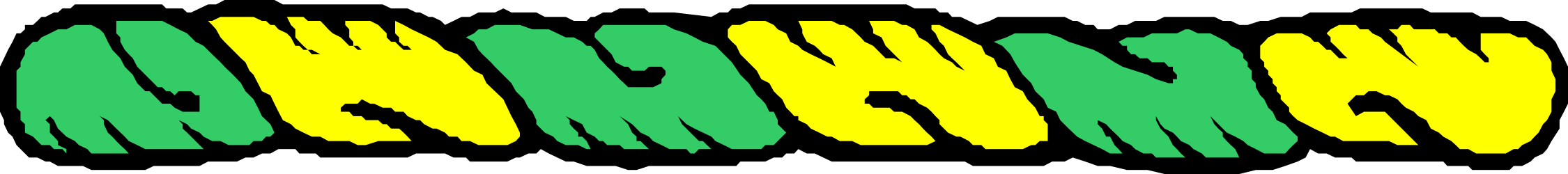 Borders and Shields: Vibrant Yellow and Green Family Tree Clipart