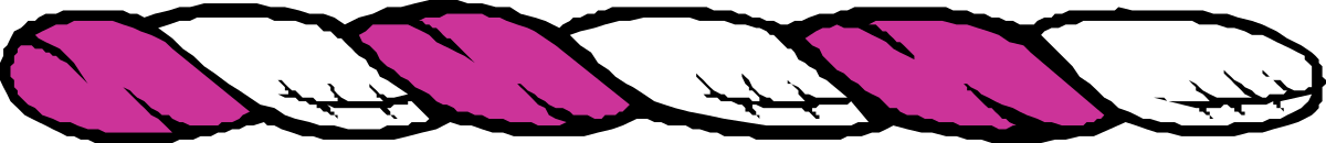 Borders and Bars Family Tree Clipart with Pink and White Shield Crest