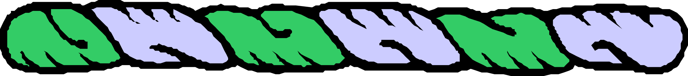 Borders and Bars Family Tree Clipart with Green and Blue Brush Strokes