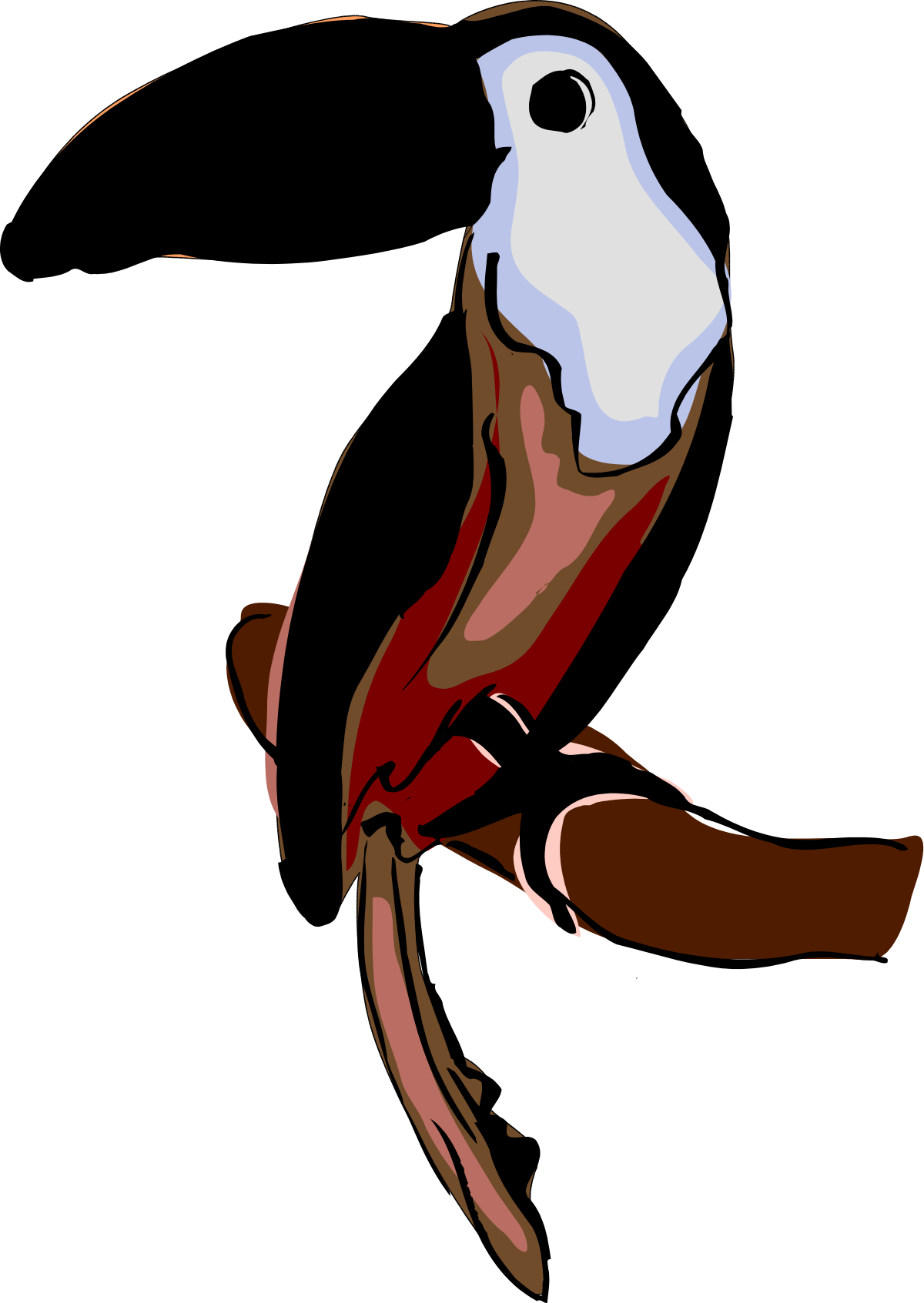 Dog with Red Collar and White Face - Adorable Clipart for All Occasions