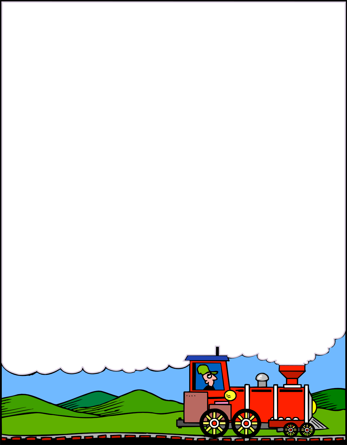 Tractor Clipart with Blank Paper - Versatile Designs for Creative Projects