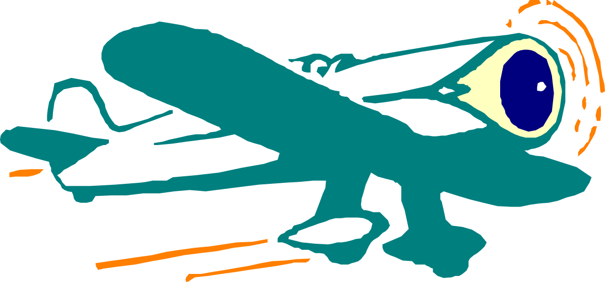 Blue and Orange Frog Clipart with Big Eye