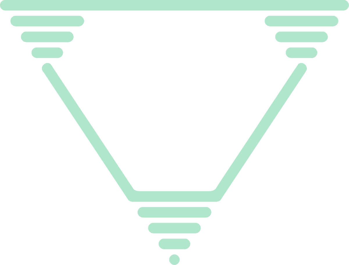 Green Light Bulb Clipart: Vibrant Borders and Triangles