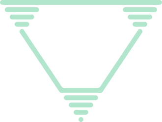 Green Light Bulb Clipart: Vibrant Borders and Triangles