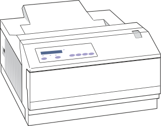 Printer Clipart on White Background: Versatile and Clean