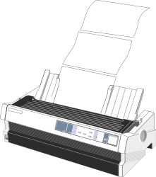 Printer with Paper - High-Quality Clipart for Your Projects