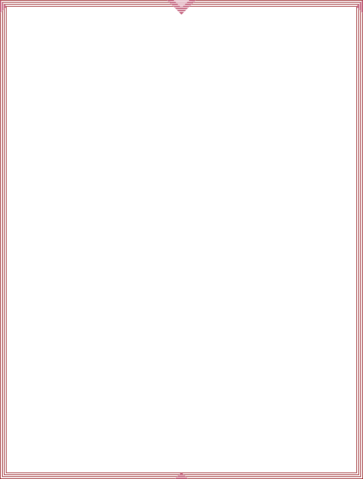 Square Frame with Red Border Clipart | Elegant Borders and Frames Collection