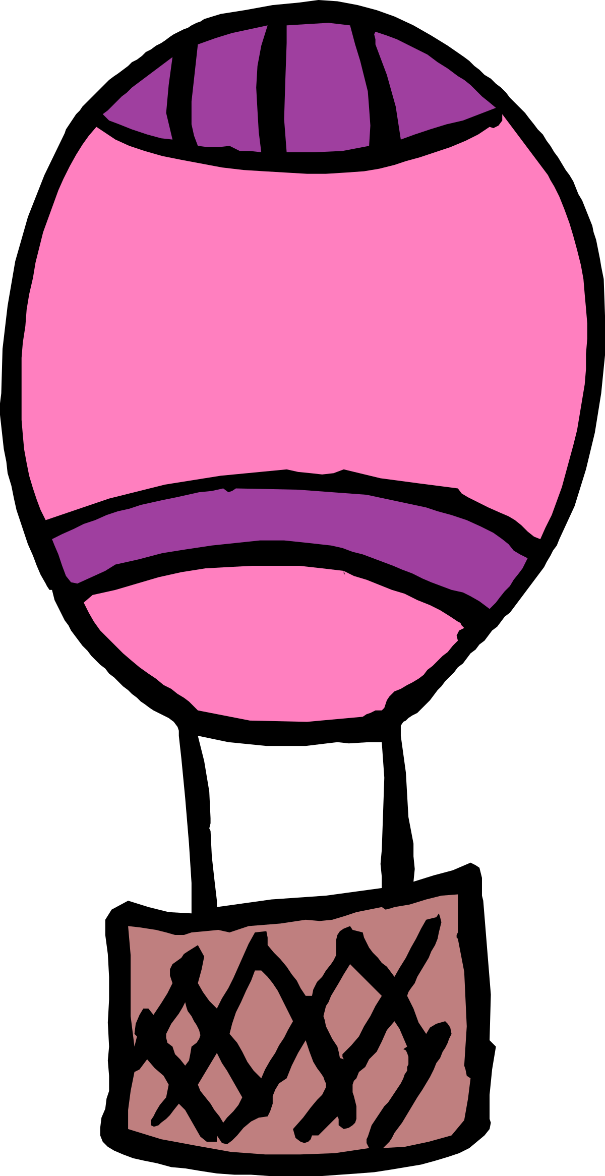 a pink and brown cupcake with a black background clip art png transparent Pink and Brown Cupcake Delight on Black Background Clipart
