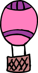 Pink and Brown Cupcake Delight on Black Background Clipart