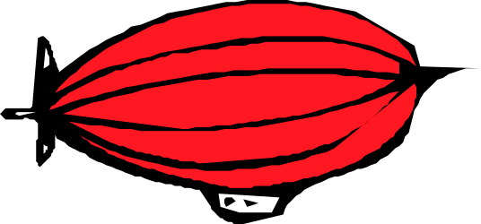 Red Ball on Black Background Clipart for Fun Designs