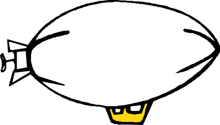 White Balloon with Yellow Nose - Fun Clipart for Celebrations