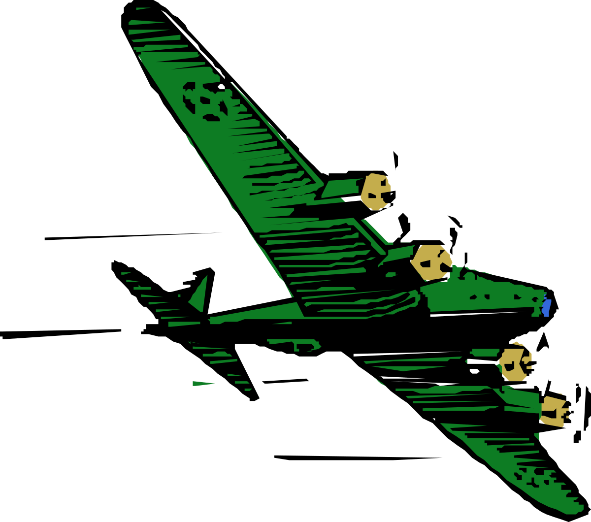 Airplane with Dog Flying in the Sky - Fun Clipart for Creative Projects